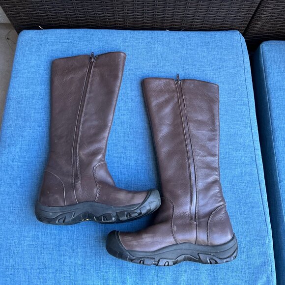 Keen Silverton Boots ~ 7 ~ Waterproof / Insulated ~ Java Brown Leather - Picture 9 of 10